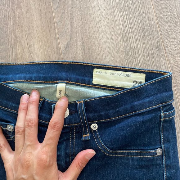 Rag & Bone Dark Blue Skinny “Legging” Style Jeans - Picture 3 of 11